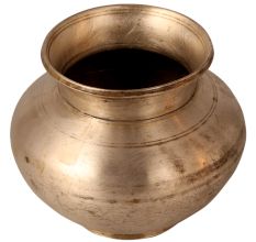 Round Plain Holy Water Pot for Home Decor