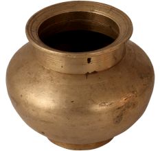 Spiritual Plain White Metal Water Pot 