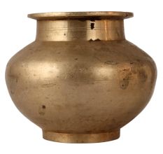 Spiritual Plain White Metal Water Pot 