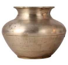 Plain Vintage Gangajal Pot for Hindu Rituals
