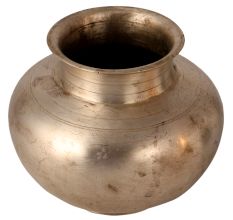 Round Heavy Handmade Holy Water Pot
