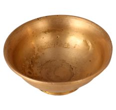 Golden Brass Holy Bowl with Stand