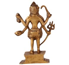 Vintage Brass Standing Goddess Kali