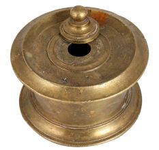 Handmade Brass Vintage Ink Pot
