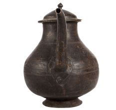Brass Vintage Himalayan Art Kettle with Spout