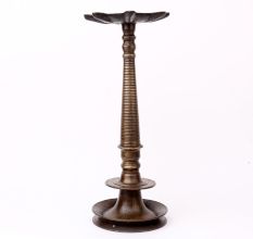 Heavy Brass Vintage Arti Lamp with 7 Jyots