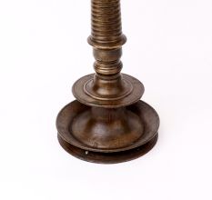 Heavy Brass Vintage Arti Lamp with 7 Jyots