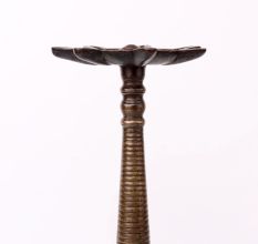 Heavy Brass Vintage Arti Lamp with 7 Jyots