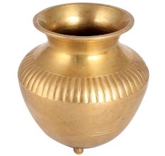 Golden Brass Gangajal Water Pot
