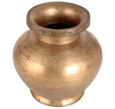 Vintage Heavy Brass Gangajal Water Pot