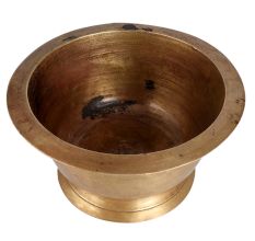 Brass Vintage Pot with Stand for Planting