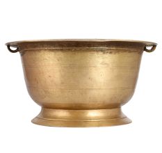 Brass Vintage Pot with Stand for Planting