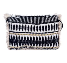 Black and White Coin Boho Banjara Bag