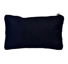 Black And White Beaded Indian Styled Clutch Purse