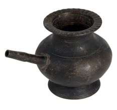 Traditional Vintage Holy Water Pot made of White Metal