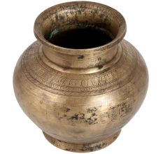 Traditional Vintage Brass Kalash or Holy Water Pot