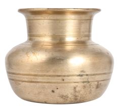 Shiny Golden Vintage Kalash Holy Water Pot