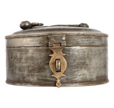 Round Vintage Food Box made of Brass