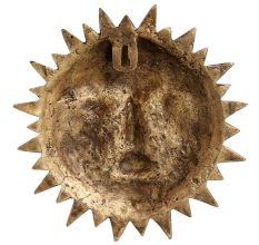 Brass Sun Face God Surya Wall Hanging