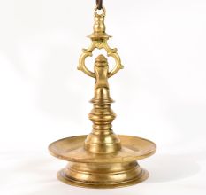 Brass Thoku Villaku Hanging Diya Oil lamp