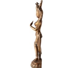 Brass Buddhist Maya Devi Statue in Tibetan Art