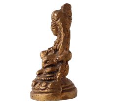 Brass Lord of Wealth Kuber Statue