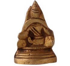Brass Lord of Wealth Kuber Statue