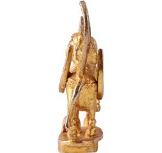Brass Kamdhenu Cow Statue in Golden Finish