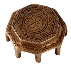 Small Table with 8 Legs Made of Brass