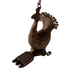 Hanging Peacock Lamp in South Indian Art