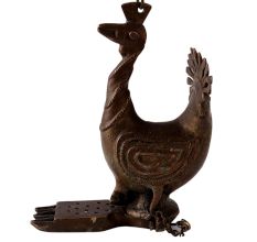 Hanging Peacock Lamp in South Indian Art