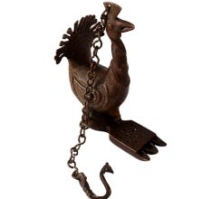 Hanging Peacock Lamp in South Indian Art