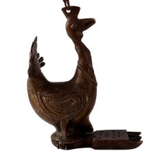 Hanging Peacock Lamp in South Indian Art