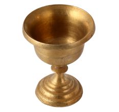 Footed Brass Cup Or Vase