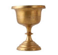 Footed Brass Cup Or Vase