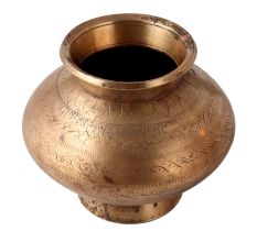 Brass Broad Water Storing pot