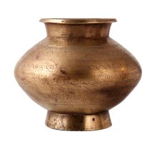 Brass Broad Water Storing pot