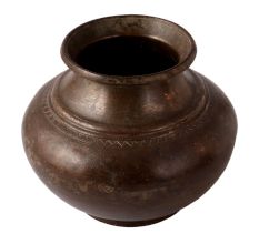 Old Broad Brass Water Pot
