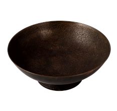Vintage Brass Pedestal Bowl