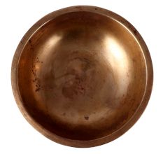 Golden Brass Low Serving  Bowl