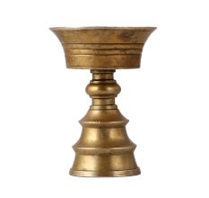 Tibetan Brass Oil Lamp Holder