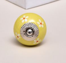 Yellow Flower Knob