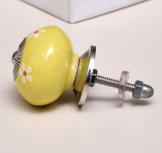 Yellow Flower Knob