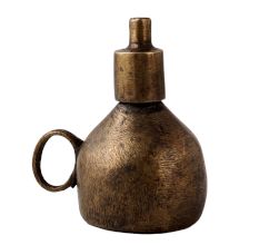 Brass Kerosene Showpiece Lamp In Dark Finish