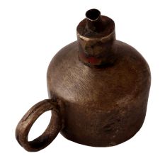 Brass Lightning Oil Lamp With Handle