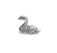 Silver Brass Duck Agarbatti Holder Stand