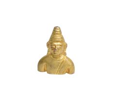 Golden Brass Buddha Incense Stick Holder