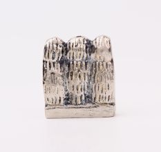 Silver Brass Three Monkey Agarbatti Holder Stand