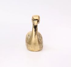 Antique Golden Brass Mini Duck Agarbatti Holder Stand