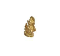 Hindu God Ganesha Mini Brass Statue 